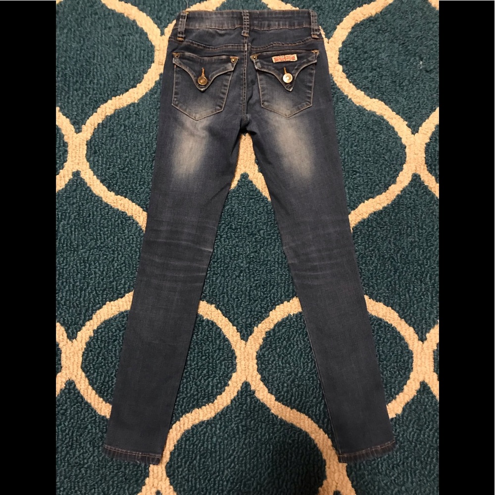Girls Hudson Jeans Skinny Distressed Size 7